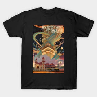 Haunted Places Lawang Sewu Ghost Art Nouveau T-Shirt